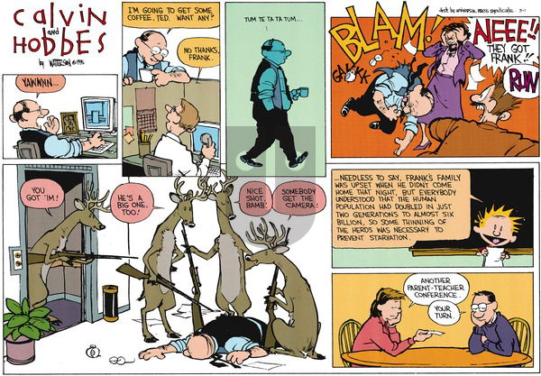 Calvin and Hobbes on Sunday March 1, 2015 Comic Strip