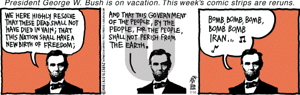 La Cucaracha on Thursday July 10, 2008 Comic Strip