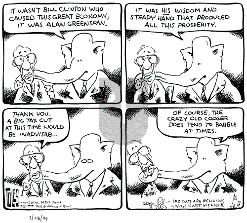 Tom Toles on Wednesday August 4, 1999 Comic Strip
