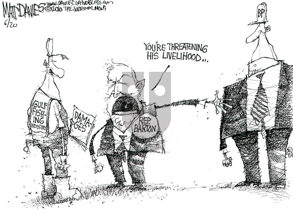 Matt Davies on Monday June 21, 2010 Comic Strip