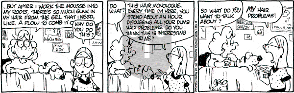 Luann on Friday August 16, 1991 Comic Strip