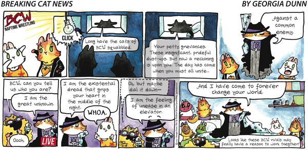 Breaking Cat News on Sunday April 5, 2020 Comic Strip