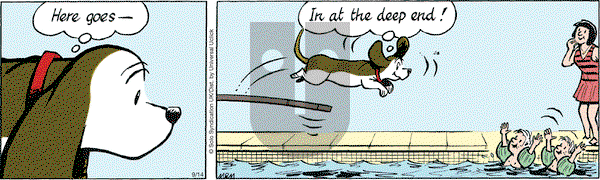 Fred Basset on Wednesday September 14, 2016 Comic Strip