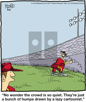 In the Bleachers on Wednesday March 30, 2011 Comic Strip