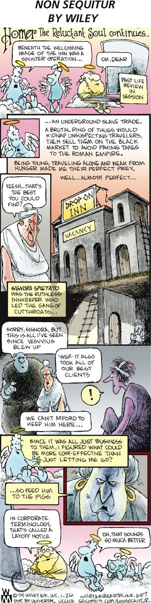 Non Sequitur on Sunday January 26, 2014 Comic Strip