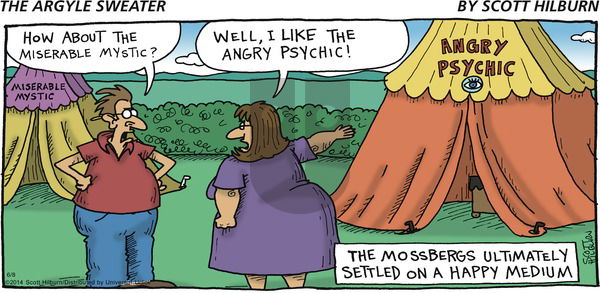 The Argyle Sweater on Sunday June 8, 2014 Comic Strip