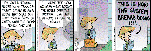 DeFlocked on Friday October 26, 2018 Comic Strip