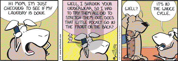 DeFlocked on Monday January 2, 2017 Comic Strip