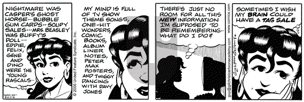 Nancy on Tuesday November 21, 2006 Comic Strip