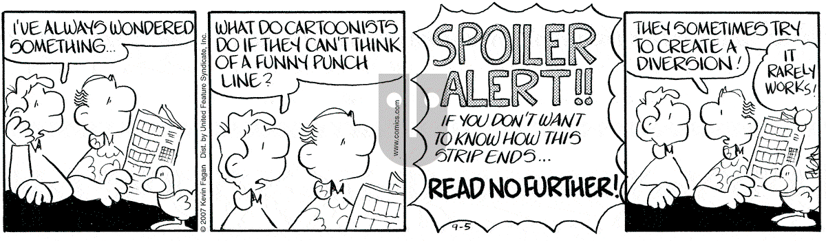 Drabble - Wednesday September 5, 2007 Comic Strip