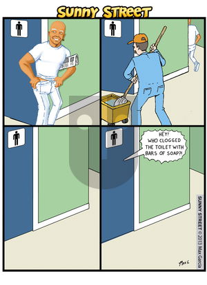 Sunny Street - Monday November 11, 2013 Comic Strip