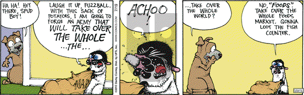 Get Fuzzy on Monday July 19, 2010 Comic Strip