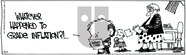 The Buckets on Wednesday October 15, 1997 Comic Strip