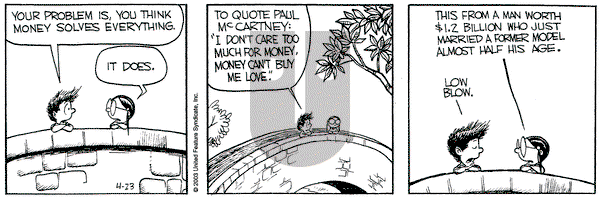 Grand Avenue on Wednesday April 23, 2003 Comic Strip