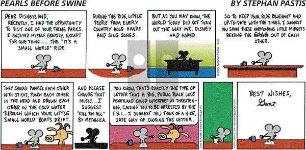 Pearls Before Swine on Sunday March 20, 2005 Comic Strip