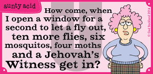 Aunty Acid on Saturday November 29, 2014 Comic Strip