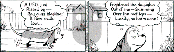 Fred Basset on Saturday April 22, 2006 Comic Strip