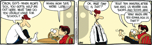 The Buckets on Thursday May 2, 2013 Comic Strip