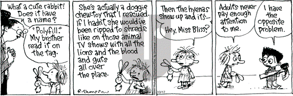 Cul de Sac on Wednesday October 17, 2012 Comic Strip