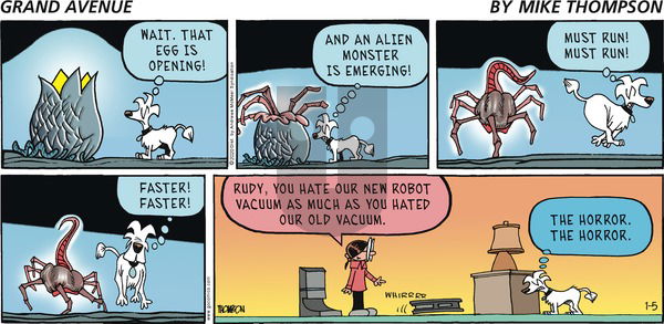 Grand Avenue on Sunday January 5, 2020 Comic Strip