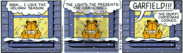 Garfield on Friday December 23, 1994 Comic Strip