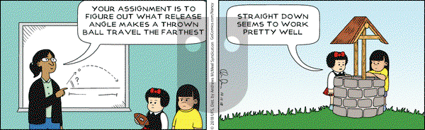 Nancy on Friday October 12, 2018 Comic Strip