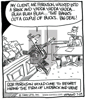 Reality Check on Saturday July 24, 1999 Comic Strip