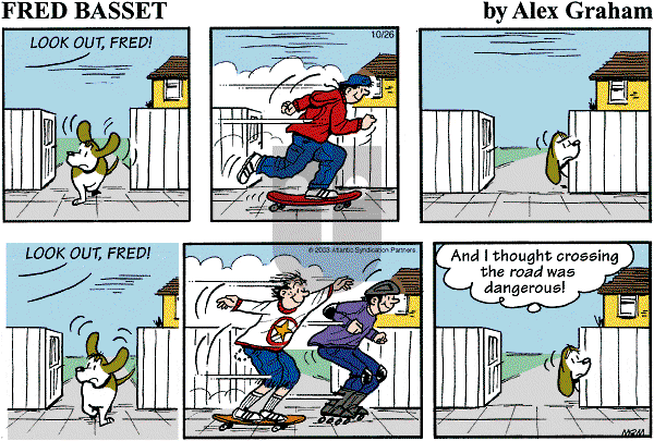 Fred Basset on Sunday May 22, 2005 Comic Strip