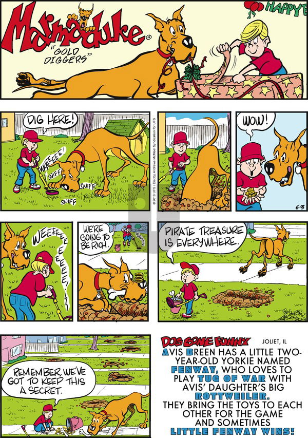 Marmaduke on Sunday June 3, 2018 Comic Strip