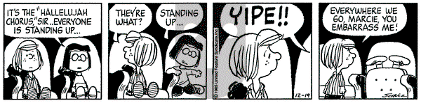 Peanuts on Thursday December 19, 1985 Comic Strip