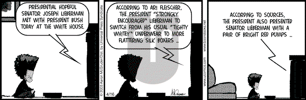 The Boondocks on Wednesday November 17, 2010 Comic Strip
