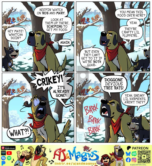 AJ and Magnus - Sunday February 9, 2025 Comic Strip