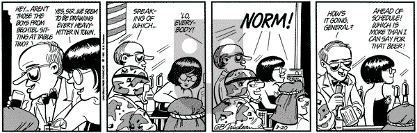 Doonesbury on Wednesday March 20, 1991 Comic Strip