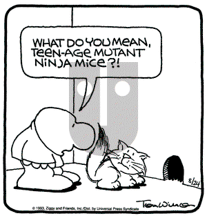 Ziggy on Tuesday August 24, 1993 Comic Strip