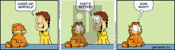 Garfield on Monday February 2, 2015 Comic Strip