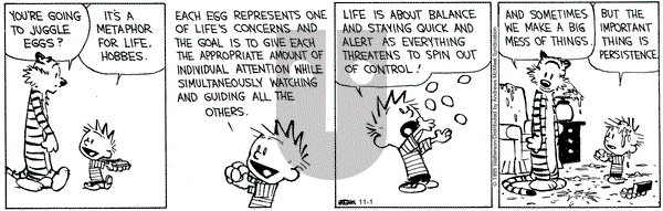 Calvin and Hobbes on Saturday November 1, 2025 Comic Strip
