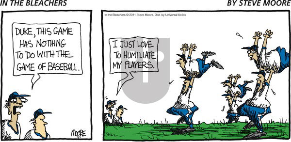 In the Bleachers on Sunday May 8, 2011 Comic Strip