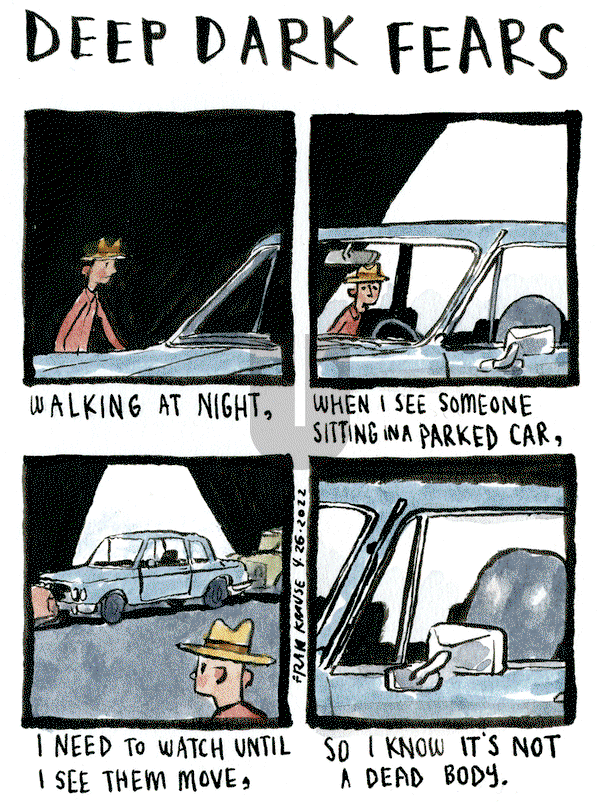 Deep Dark Fears on Monday August 29, 2022 Comic Strip
