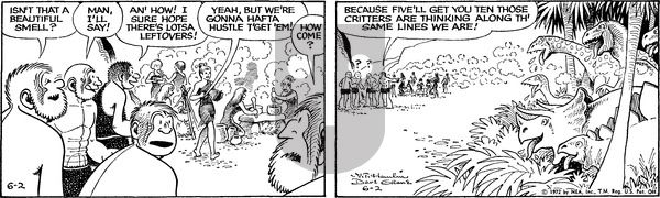 Alley Oop on Friday June 2, 1972 Comic Strip