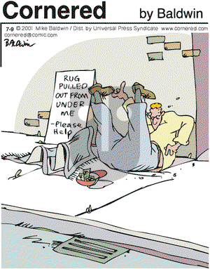 Cornered on Monday July 9, 2001 Comic Strip
