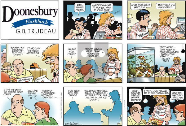 Doonesbury on Sunday May 25, 2008 Comic Strip