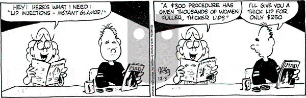 Luann on Thursday December 3, 1992 Comic Strip