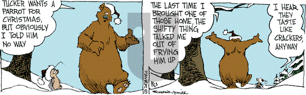 The Grizzwells on Friday December 26, 2008 Comic Strip