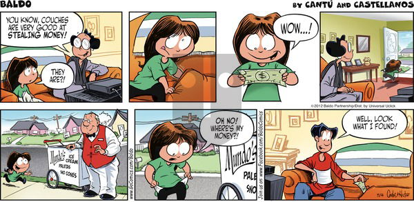Baldo on Sunday November 4, 2012 Comic Strip