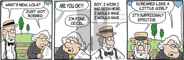 Lola on Tuesday April 26, 2016 Comic Strip