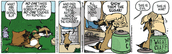 Over the Hedge on Wednesday March 15, 2006 Comic Strip
