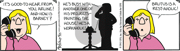 The Born Loser on Wednesday April 25, 2012 Comic Strip