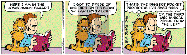 Garfield on Thursday October 16, 2008 Comic Strip