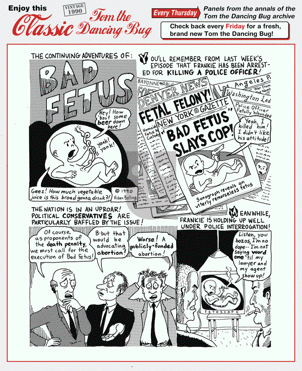 Tom the Dancing Bug on Thursday October 30, 2025 Comic Strip