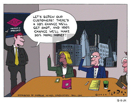 Ted Rall on Monday December 16, 2024 Comic Strip